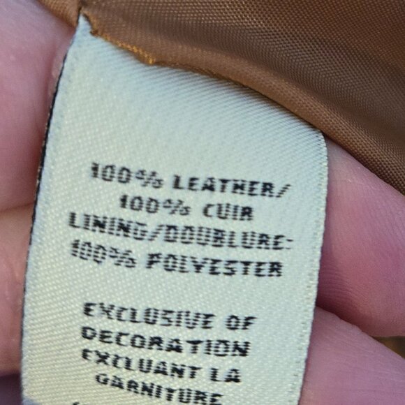 Vintage Vibe Brown Suede Genuine Leather jacket Small Petite - Picture 9 of 10